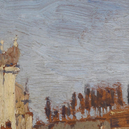 Capriccio Romano Con Arco Di Tito Tina Blau tbl50 quadro stampato su tela