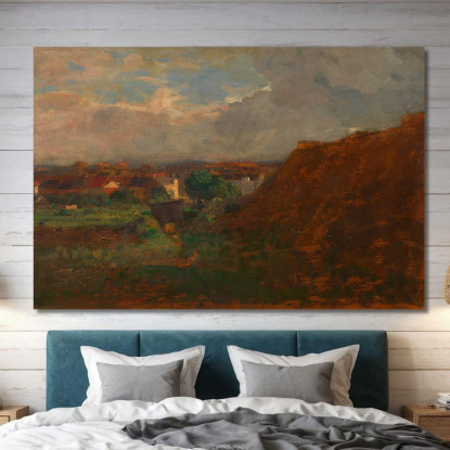 Cava Di Sabbia Con Vista Su Pötzleinsdorf Tina Blau tbl51 quadro stampato su tela