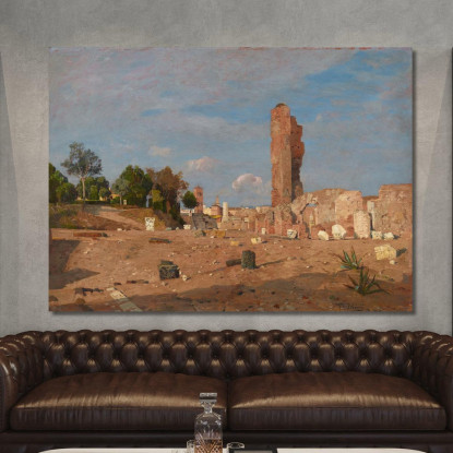 Tardo Pomeriggio Sul Palatino Tina Blau tbl54 quadro stampato su tela