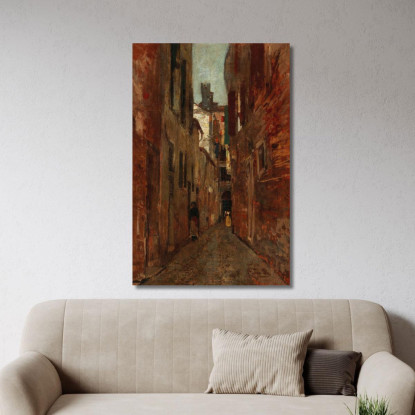 Scena Di Strada A Venezia Tina Blau tbl58 quadro stampato su tela
