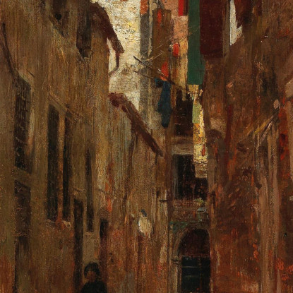 Scena Di Strada A Venezia Tina Blau tbl58 quadro stampato su tela