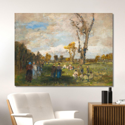 Domenica Nei Giardini Del Prater Tina Blau tbl60 quadro stampato su tela
