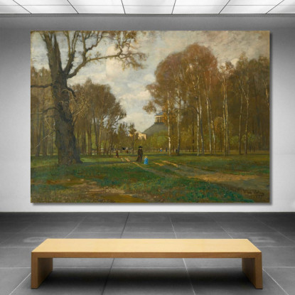 Il Prater E La Rotonda Di Vienna Tina Blau tbl63 quadro stampato su tela