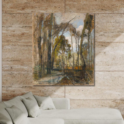 I Giardini Del Prater Dopo La Pioggia Tina Blau tbl64 quadro stampato su tela