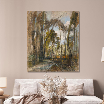 I Giardini Del Prater Dopo La Pioggia Tina Blau tbl64 quadro stampato su tela