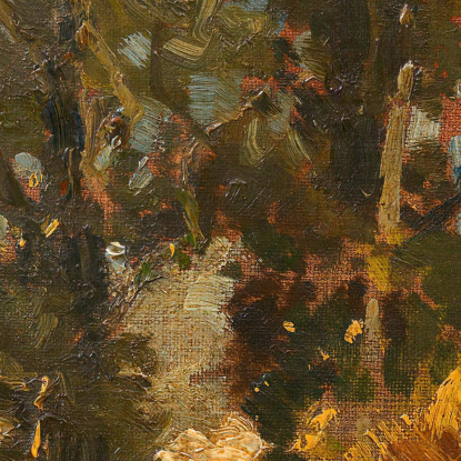 Prato Nel Bosco In Autunno Tina Blau tbl65 quadro stampato su tela