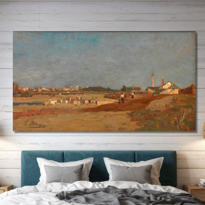 Lavanderia Sulla Wien Presso San Vito Tina Blau tbl66 quadro stampato su tela