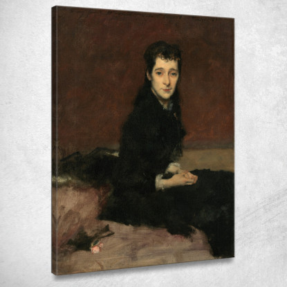 La Signora Charles Gifford Dyer Mary Anthony John Singer Sargent jss188 quadro stampato su tela