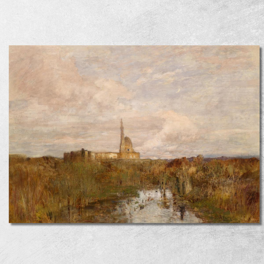 Palazzo Egizio – Esposizione Universale 1873 Vienna Tina Blau tbl68 quadro stampato su tela