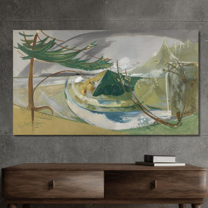 Ciclo Walter Kurt Wiemken wkw4 quadro stampato su tela