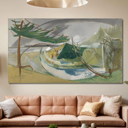 Ciclo Walter Kurt Wiemken wkw4 quadro stampato su tela