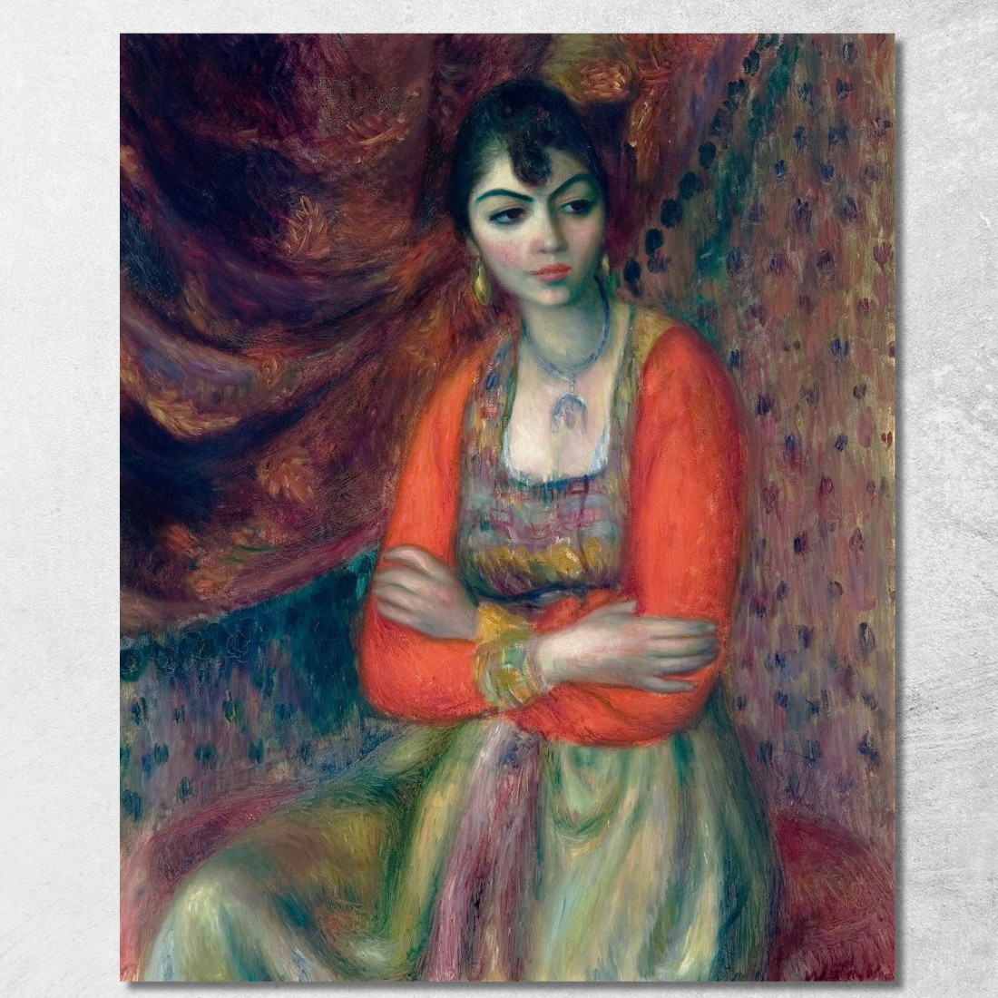 Ragazza Armena William James Glackens wjg2 quadro stampato su tela