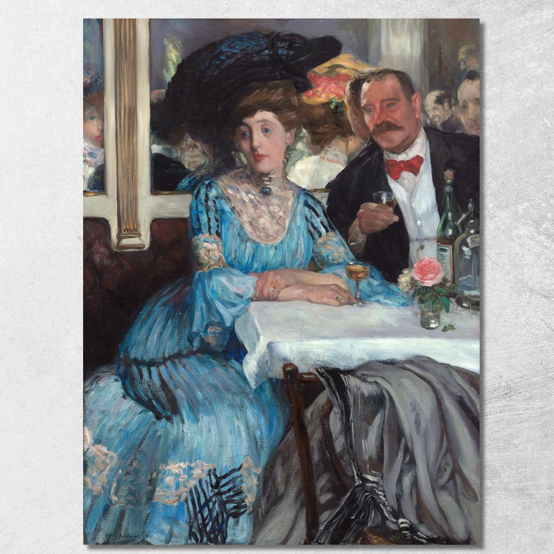 Al Mouquin'S William James Glackens wjg3 quadro stampato su tela