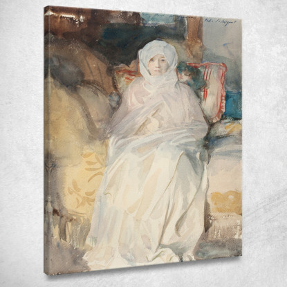 La Signora Gardner In Bianco John Singer Sargent jss191 quadro stampato su tela