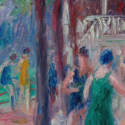 Bagnanti Che Giocano Studio N. 2 William James Glackens wjg5 quadro stampato su tela