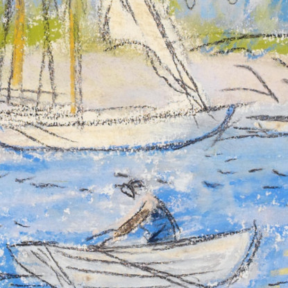 Bagnanti Ad Annisquam William James Glackens wjg6 quadro stampato su tela