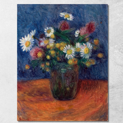 Fiori William James Glackens wjg16 quadro stampato su tela