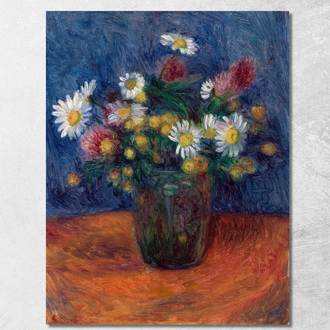 Fiori William James Glackens wjg16 quadro stampato su tela