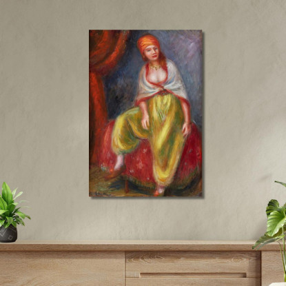 Ragazza In Costume Orientale William James Glackens wjg17 quadro stampato su tela