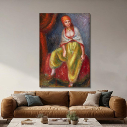 Ragazza In Costume Orientale William James Glackens wjg17 quadro stampato su tela