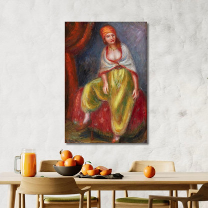 Ragazza In Costume Orientale William James Glackens wjg17 quadro stampato su tela