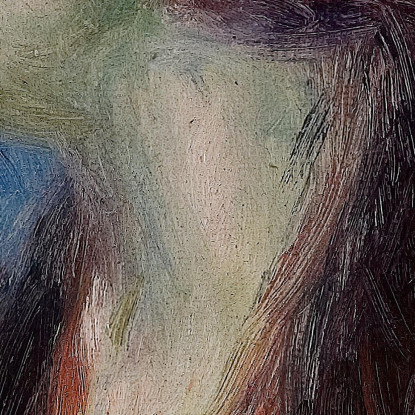 Ragazza Con Cappello Fiorito William James Glackens wjg20 quadro stampato su tela