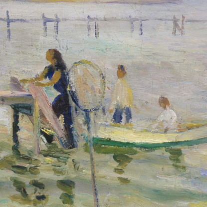 Scogliere A Bellport William James Glackens wjg25 quadro stampato su tela