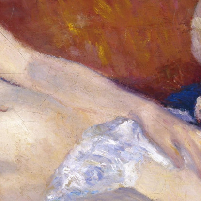 Nudo Con Mela William James Glackens wjg29 quadro stampato su tela