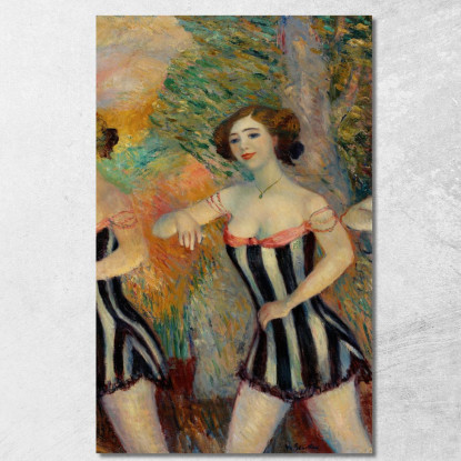 Balletto Del Pony William James Glackens wjg34 quadro stampato su tela