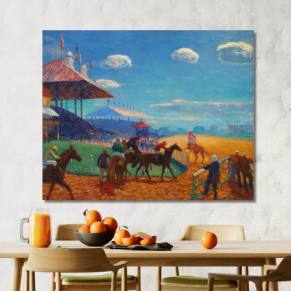 Ippodromo William James Glackens wjg36 quadro stampato su tela