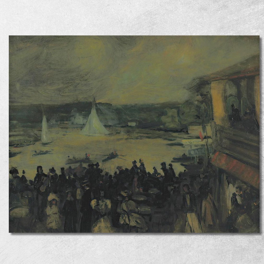 Barche A Vela – Parigi William James Glackens wjg39 quadro stampato su tela