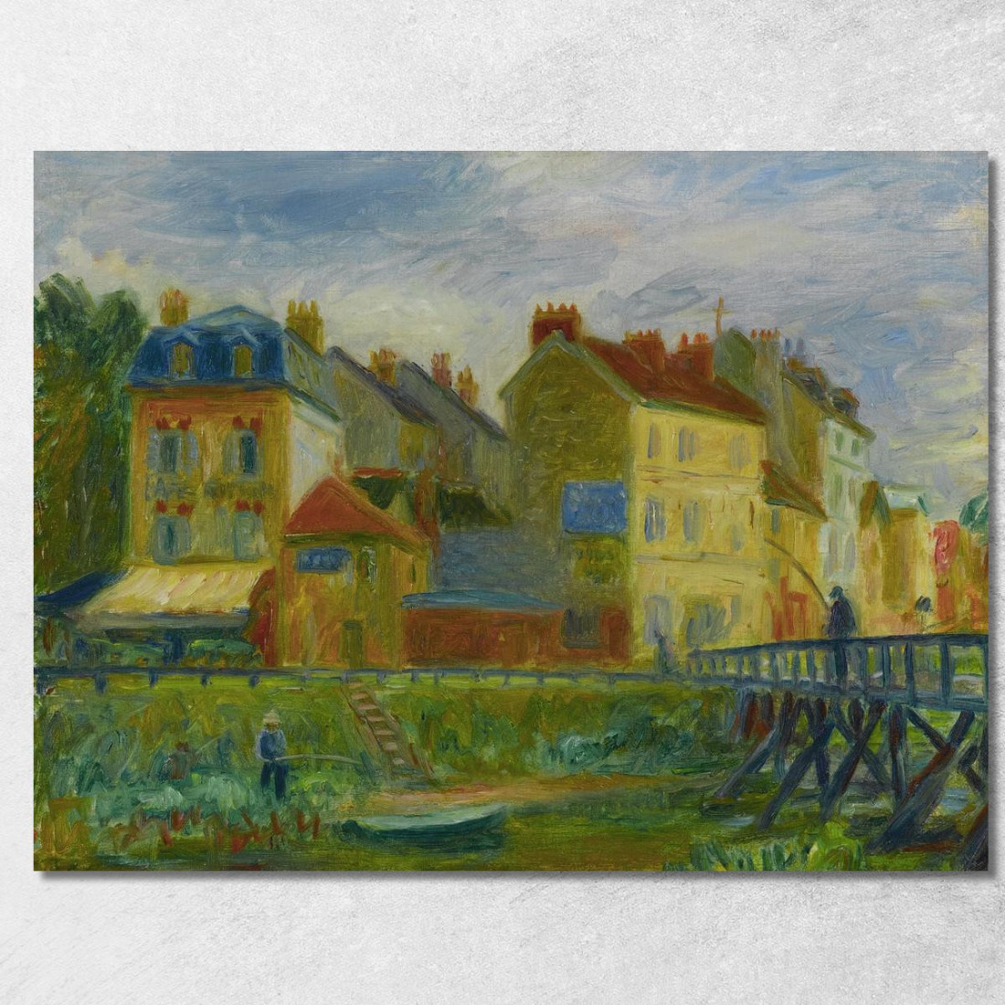 Samois-Sur-Seine William James Glackens wjg40 quadro stampato su tela