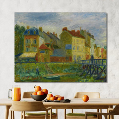 Samois-Sur-Seine William James Glackens wjg40 quadro stampato su tela