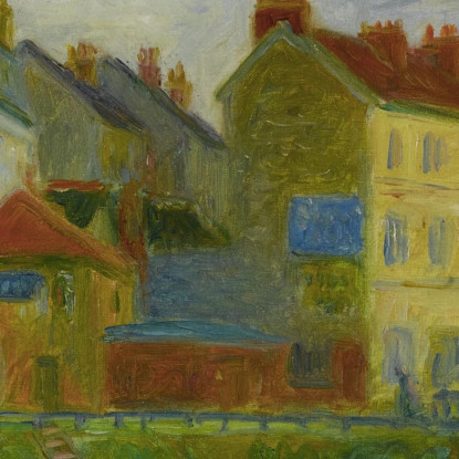 Samois-Sur-Seine William James Glackens wjg40 quadro stampato su tela