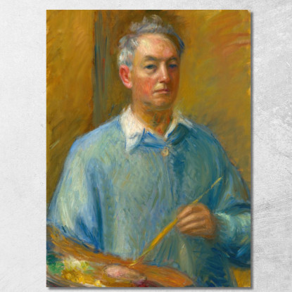 Autoritratto William James Glackens wjg44 quadro stampato su tela