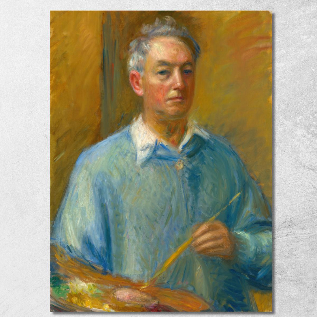 Autoritratto William James Glackens wjg44 quadro stampato su tela