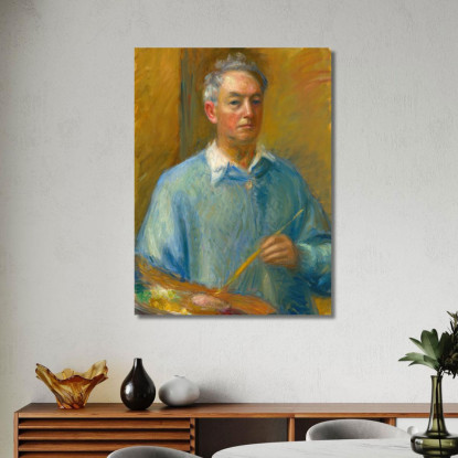 Autoritratto William James Glackens wjg44 quadro stampato su tela