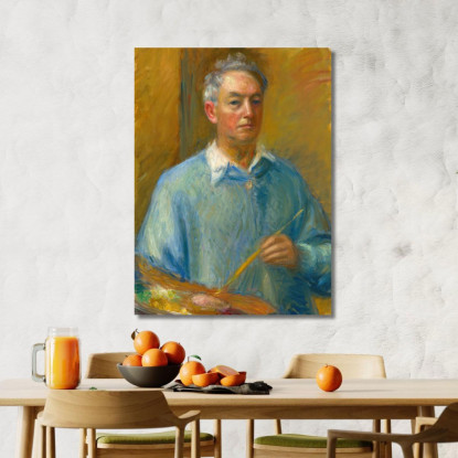 Autoritratto William James Glackens wjg44 quadro stampato su tela