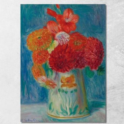 Natura Morta Con Gigli William James Glackens wjg47 quadro stampato su tela