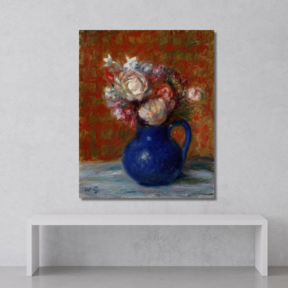 Natura Morta – Bouquet Francese William James Glackens wjg48 quadro stampato su tela