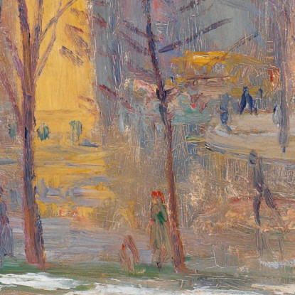 Spazzini Di Strada A Washington Square William James Glackens wjg49 quadro stampato su tela