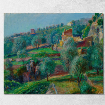 Terrazze Nel Sud Della Francia William James Glackens wjg52 quadro stampato su tela