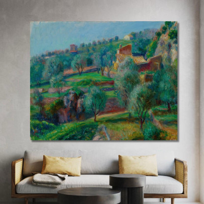 Terrazze Nel Sud Della Francia William James Glackens wjg52 quadro stampato su tela