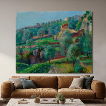 Terrazze Nel Sud Della Francia William James Glackens wjg52 quadro stampato su tela