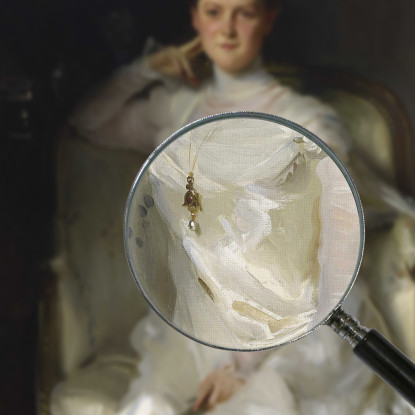 La Signora Joshua Montgomery Sears Sarah Choate Sears John Singer Sargent jss197 quadro stampato su tela