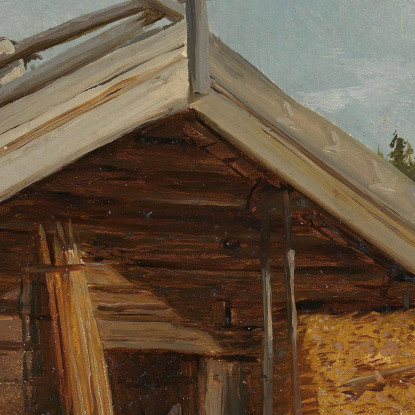 Casale A Bolkesjø Adolph Tidemand atd21 quadro stampato su tela