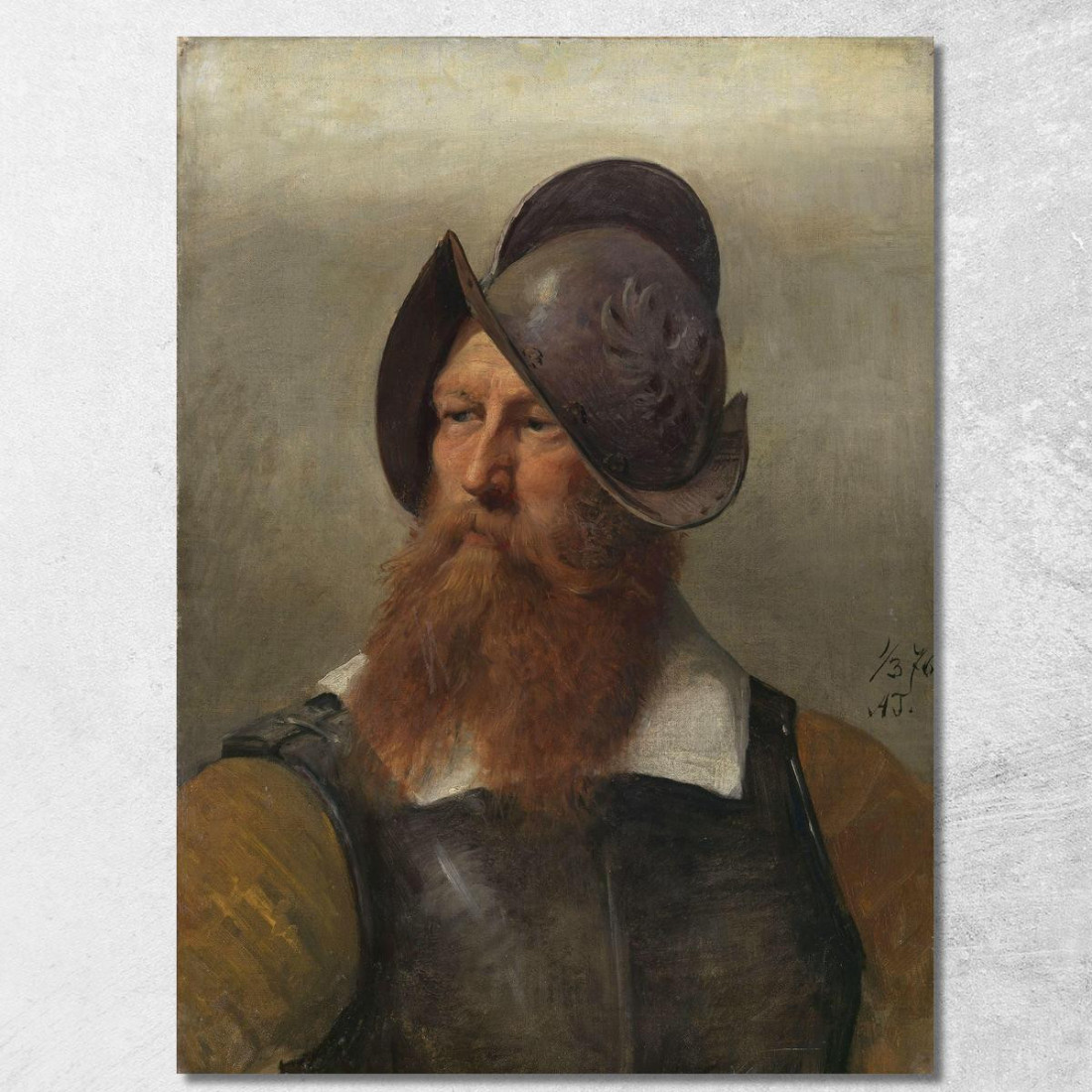 Studio Di Figura Per "Cristiano Iv Fonda Christiania" Adolph Tidemand atd23 quadro stampato su tela