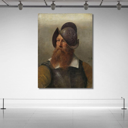 Studio Di Figura Per "Cristiano Iv Fonda Christiania" Adolph Tidemand atd23 quadro stampato su tela