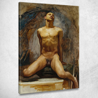 Studio Di Nudo Di Thomas E. Mckeller John Singer Sargent jss204 quadro stampato su tela