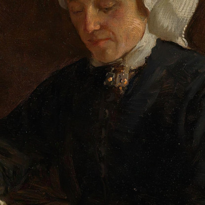 Contadina Da Vikøy Adolph Tidemand atd49 quadro stampato su tela